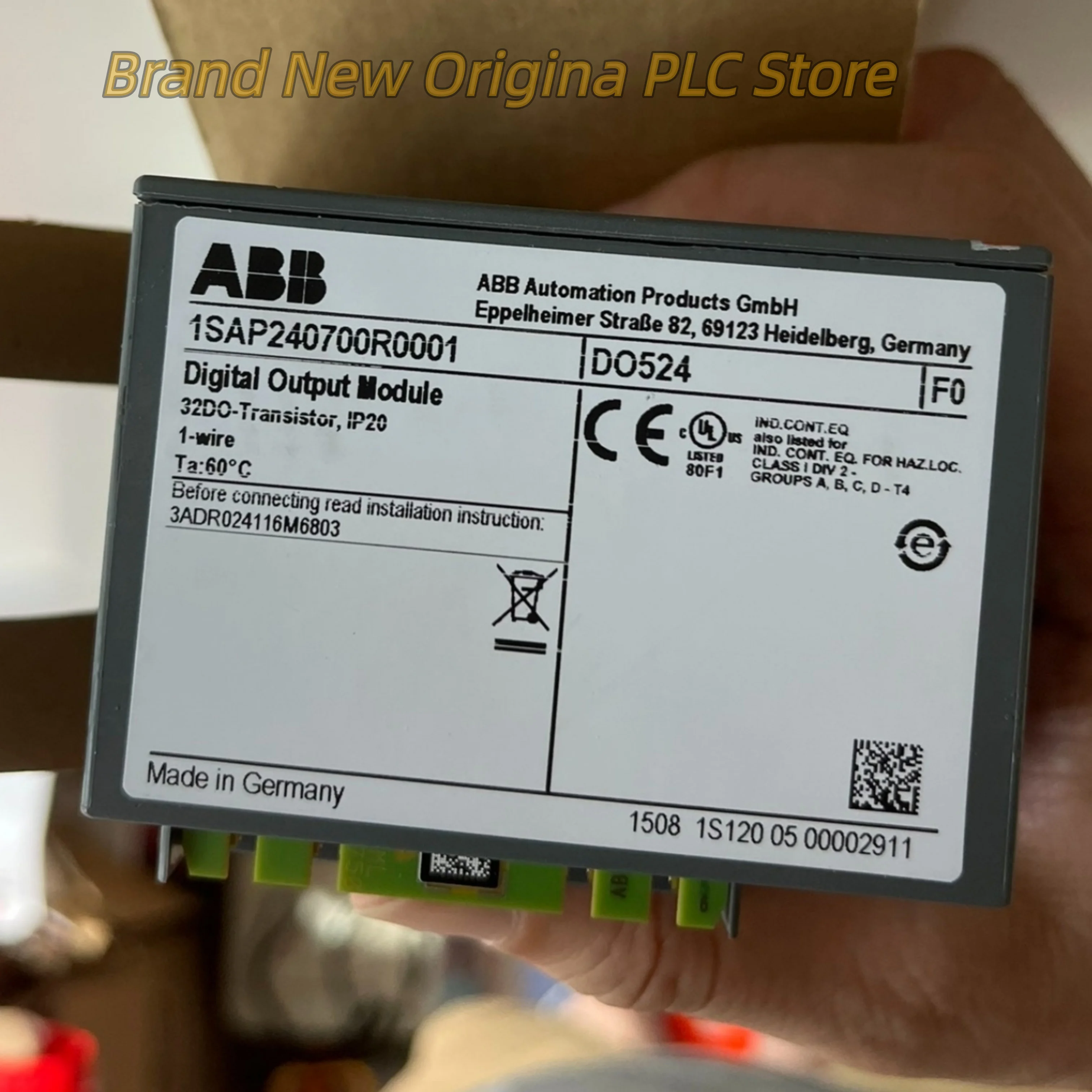 Módulo PLC DO802 3BSE022364R1 100% NOVO DO810 3BSE008510R1