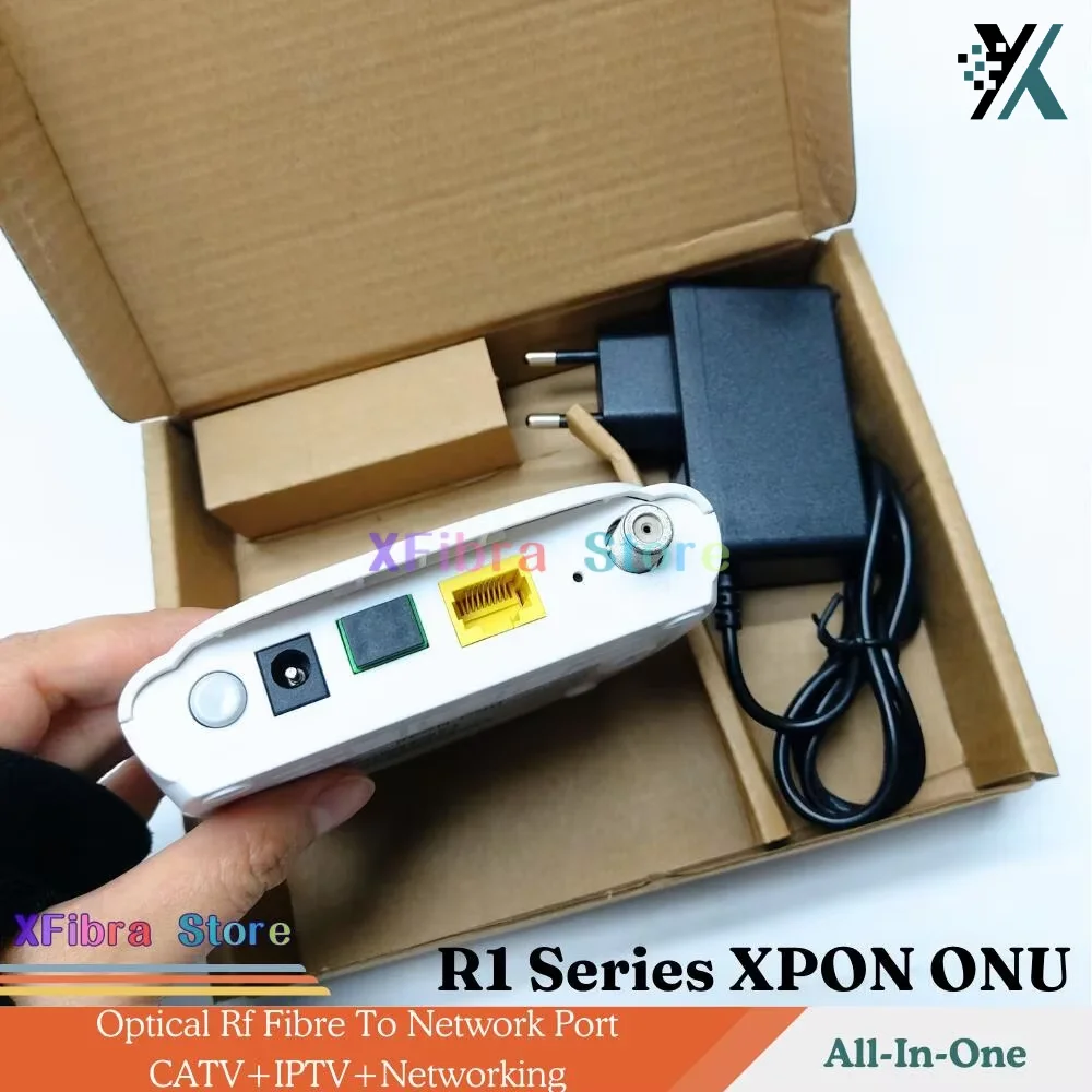 Optical Rf Fibre To Network Port CATV+IPTV+Networking Gpon Epon And CATV Receiver + ONU All-In-One