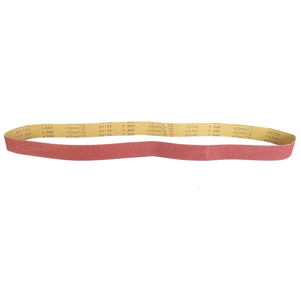 6pcs Fine Grit Sanding Belt Aluminum Oxide Sandpaper Sander Abrasive 180 240 320 400 600 800 Grit 3x46cm Abrasive Tools