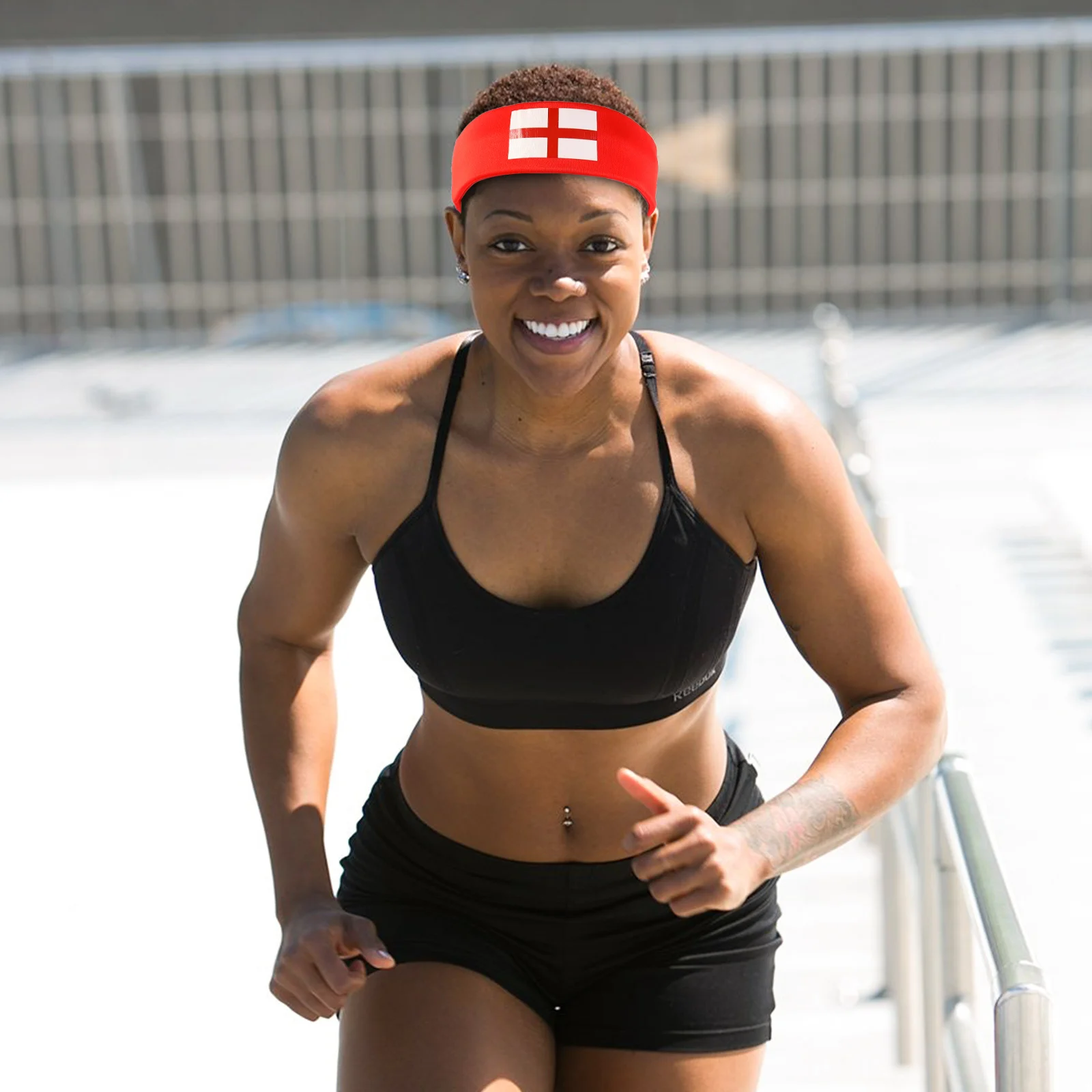 

2Pcs Football Cheering Headband Cloth Flag Headwear for Supporter Gear Comfortable Simple Design Fun Sports Prop