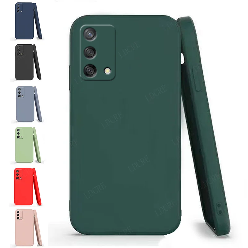 Para funda OPPO Reno 6 Lite funda para Reno 6 Lite Capas de silicona líquida de lujo a prueba de golpes funda completamente suave para Reno 6 Lite Fundas