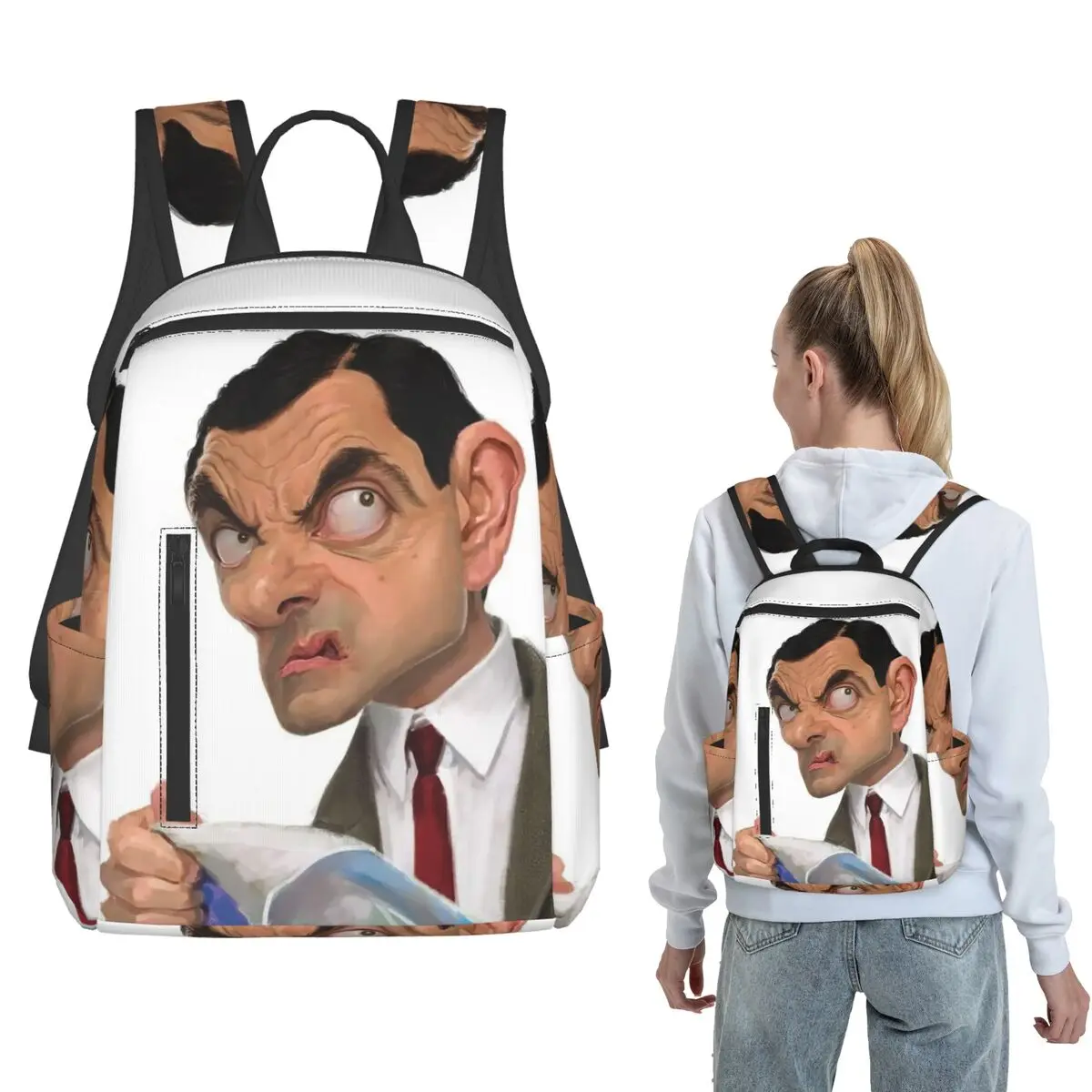 

BAENMEME8FS Backpack Large Capacity Kids BookBag School Bag Shoulder Bags for Men Women