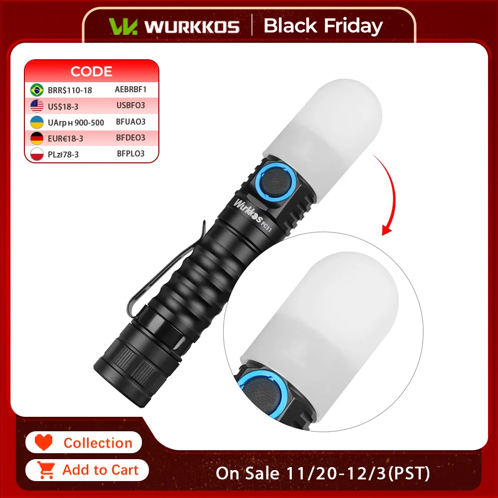Wurkkos 2PCS White … - image