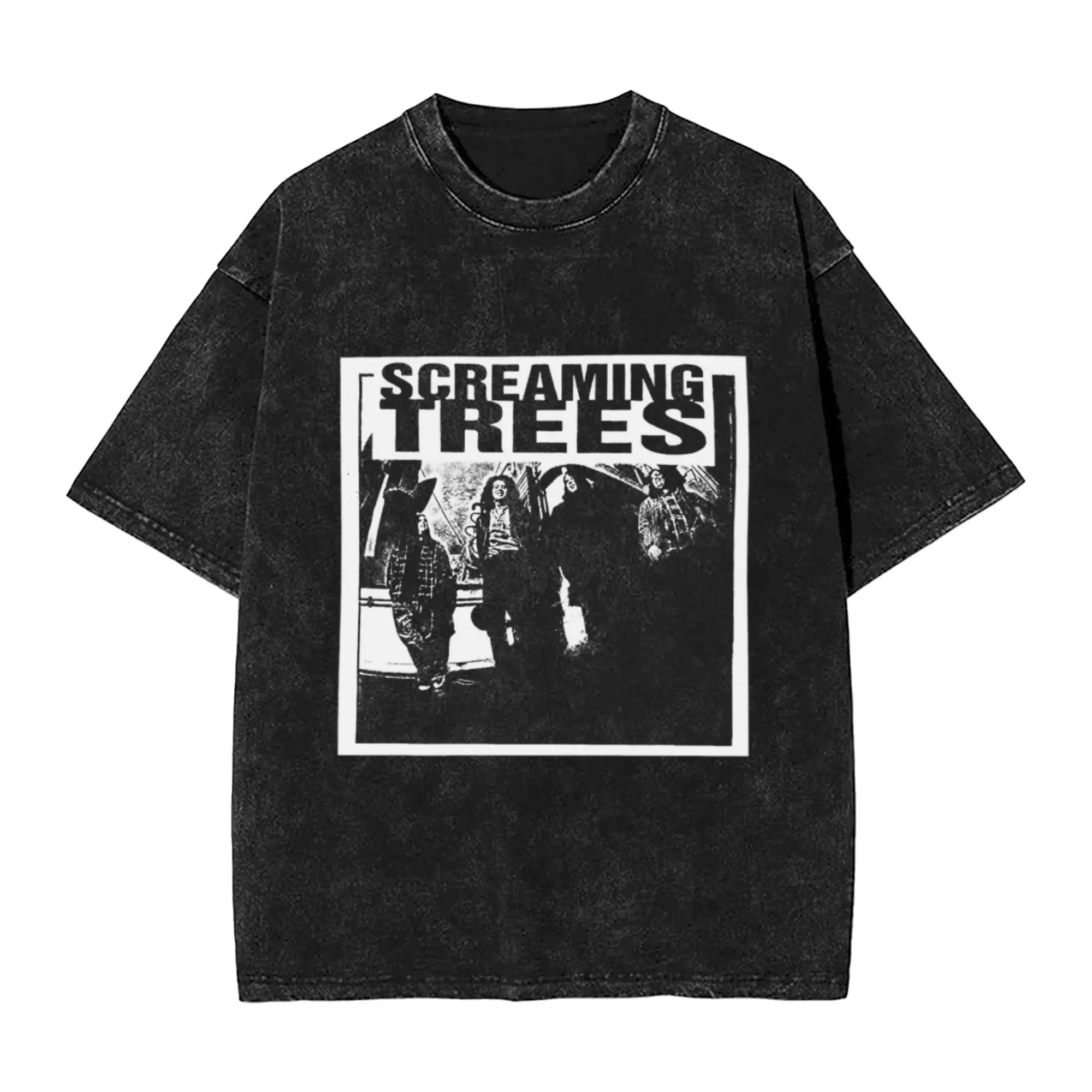 Screaming Trees Poster Unique Comfort A Vintage Oversized Cotton Unisex T-Shirts