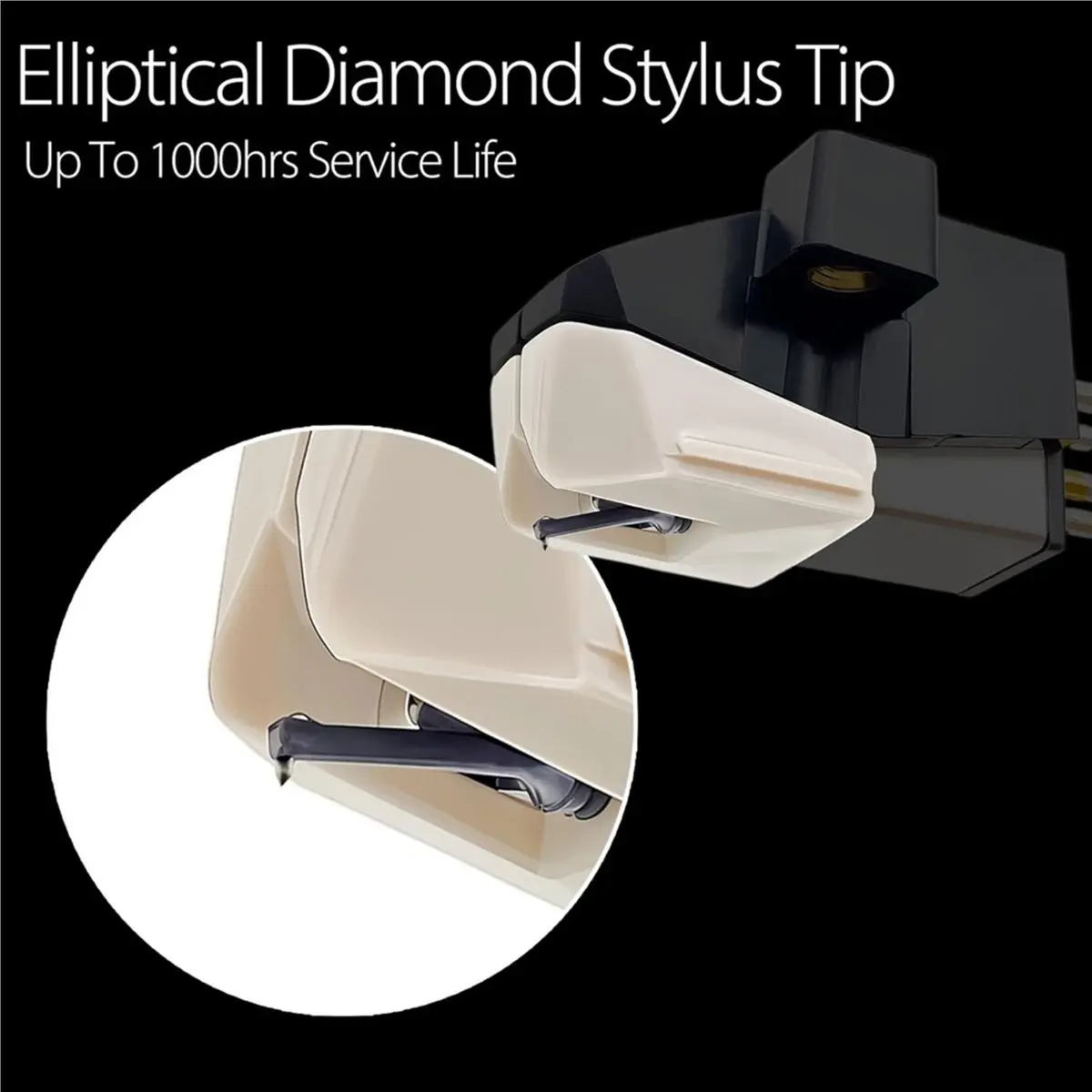 Record Player Needle Replacement for AT-VMN95E Stylus Elliptical Turntable Needle for AT-LP120X