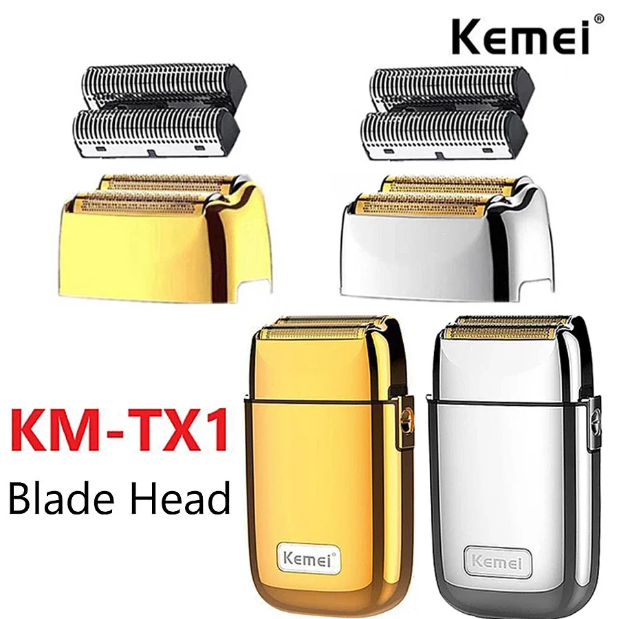 Kemei Professional Replacement Foil and Cutter Blades Set Suitable for KM-TX1 Shaver Original Electric Shavers Blades Trimmer