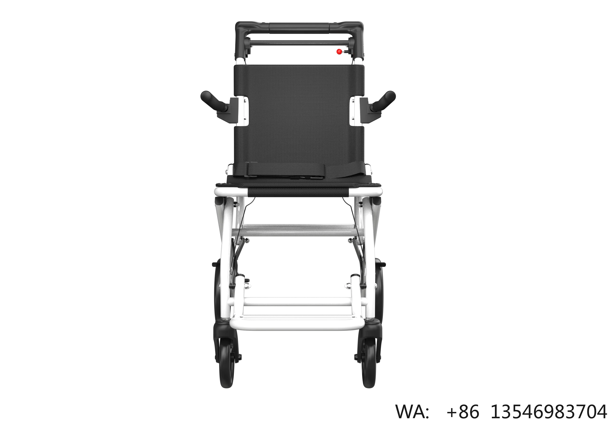 

Cheap Aircraft Wheelchair With Handbrakes for Adults Children, Portable Lightweight Foldable Wheelchairs