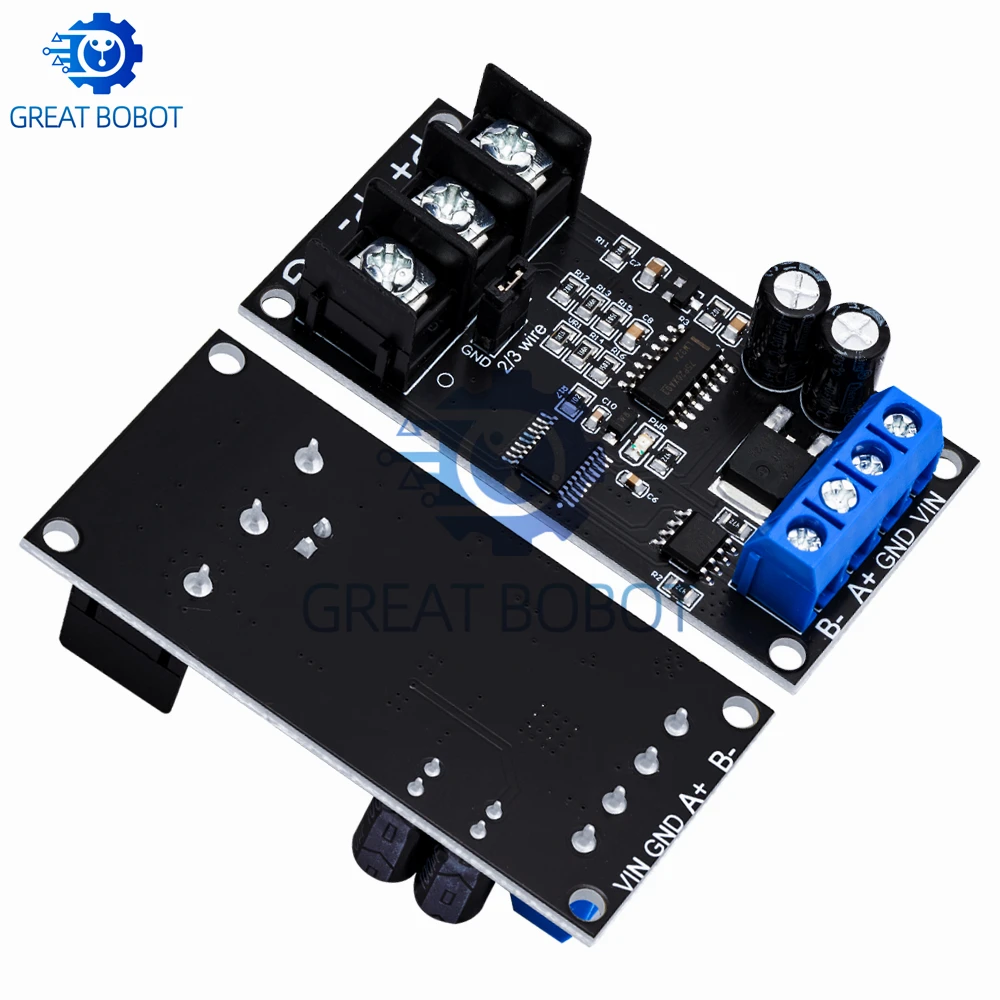 High‑Precision PT100 Platinum RTD Temperature Sensor Module RS485 MODBUS RTU Temperature Transmitter Board