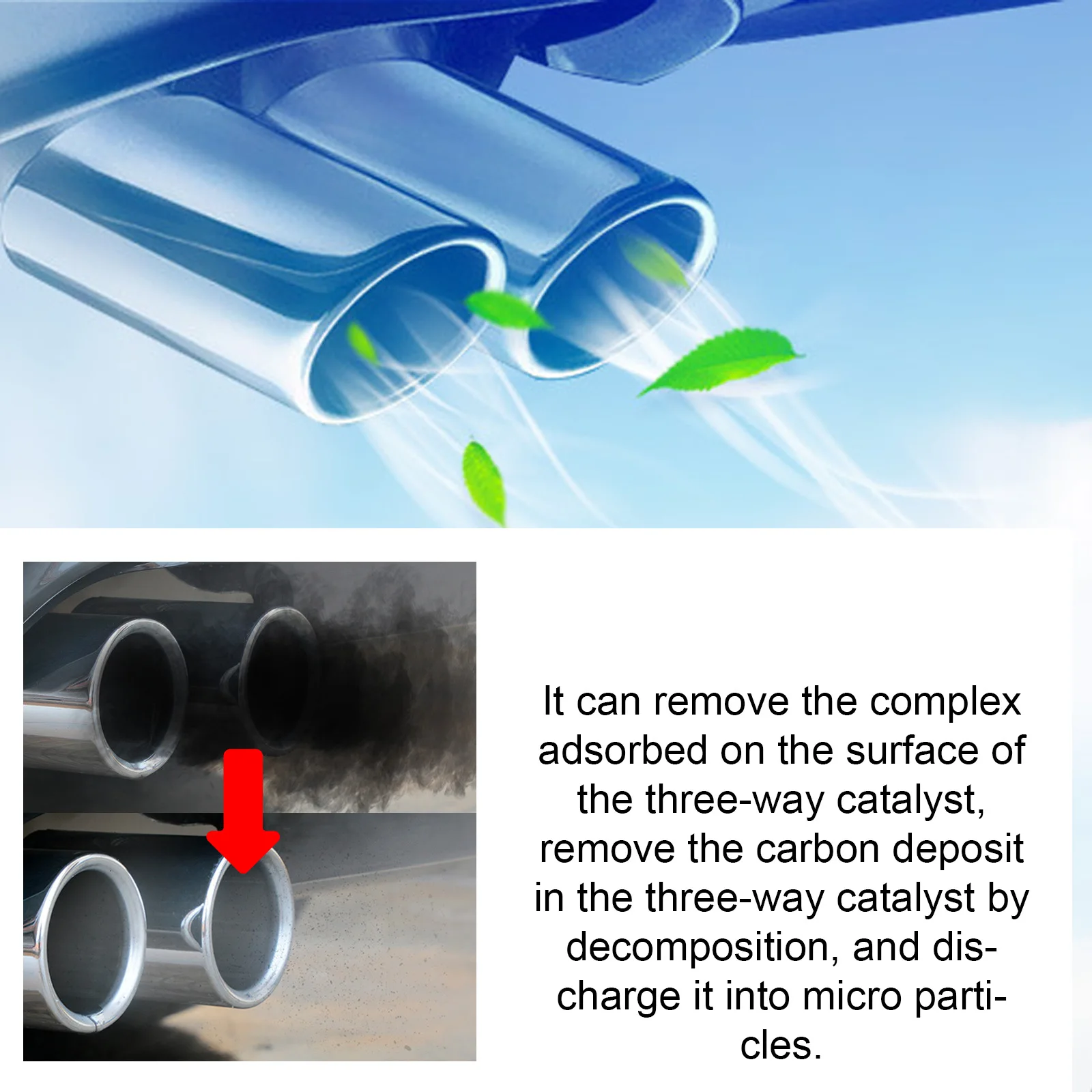 Car Catalytic Converter Cleaner, Motor CSV, Acelerador de limpeza, Limpador simples, Three-Way Catalytic Cleaner