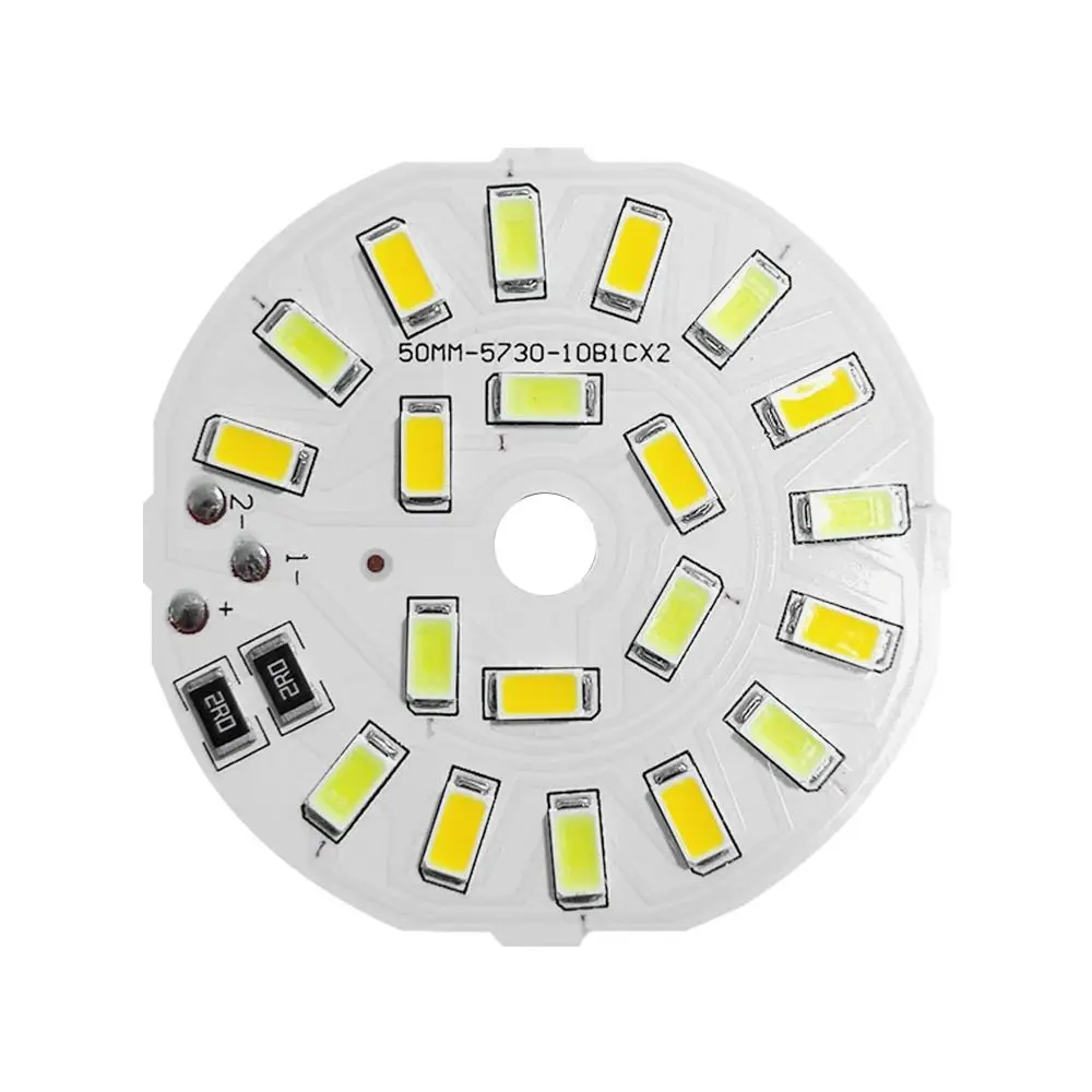 5PCS Accessories 3W 5W 10W LED Source Chip White/Warm White Round Light-Emitting Diode Light Beads Home