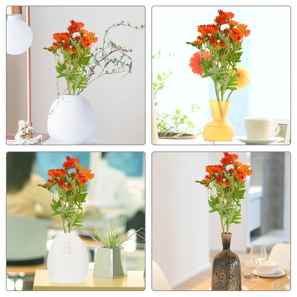 

3Pcs Artificial Chamomile Flowers Realistic Silk Daisy Decors for Bedroom Living Room Party Artificial Flowers Crafts