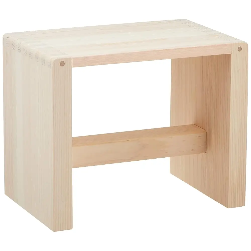 

Yamako Bath Chair, Natural, (W X D X H): Approx. 10.2 X 6.7 X 8.3 Hes (
