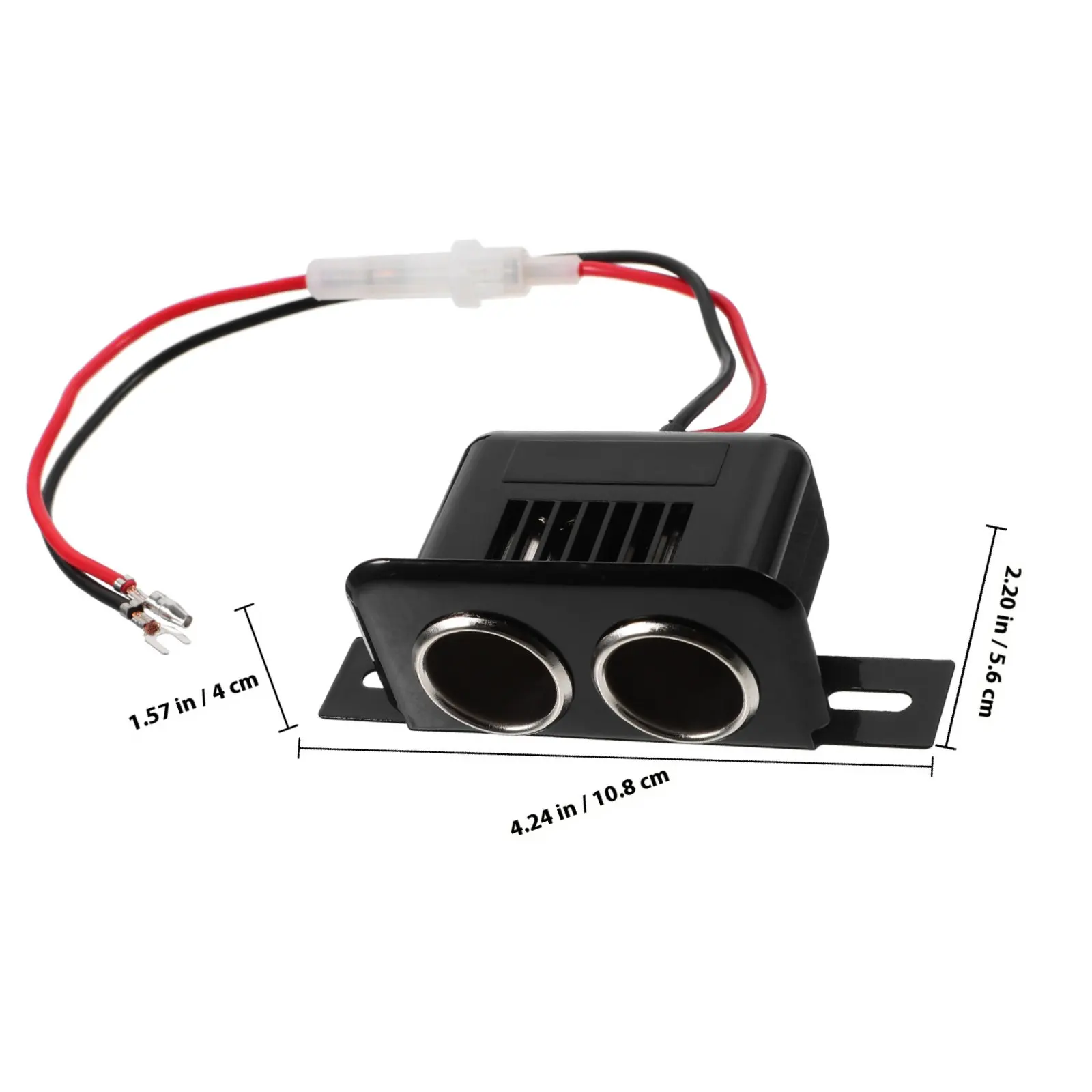 Cigarette Lighter Adapter Splitter Car Socket Converter Multiple Charging Power Outlet Socket Protection Overload Short Circuit