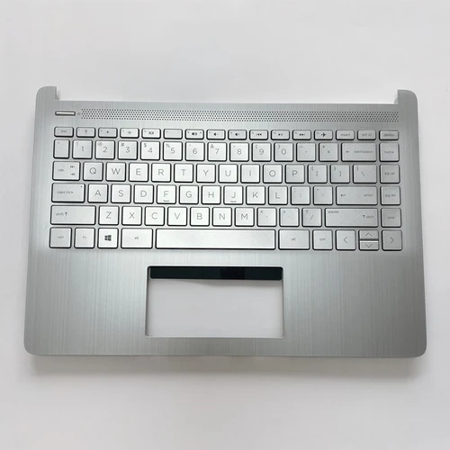Imagen 2 del producto Teclado reposamanos para HP 14-DQ 14-FQ TPN-Q221 14S-FR DR funda superior para portátil US RU L88200 L88206 L61506 L61507-001