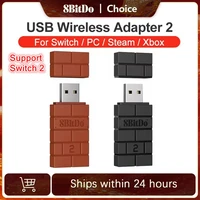 8Bitdo Bluetooth USB RR adaptador inalámbrico para interruptor Windows Mac Raspberry Pi Switch 2 Lite OLED soporte PS3 PS4 PS5 controlador