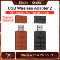 8Bitdo Bluetooth USB RR Adapter Wireless for Switch  Windows Mac Raspberry Pi Switch 2 Lite  OLED Support PS3 PS4 PS5 Controller