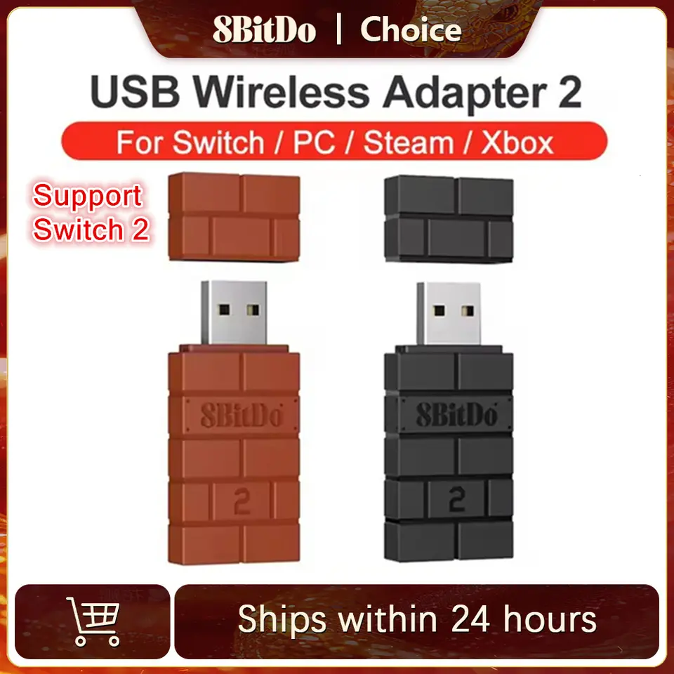 محول 8Bitdo بلوتوث USB RR لاسلكي لسويتش ويندوز ماك راسبيري باي سويتش 2 لايت أوليد يدعم وحدة تحكم PS3 PS4 PS5