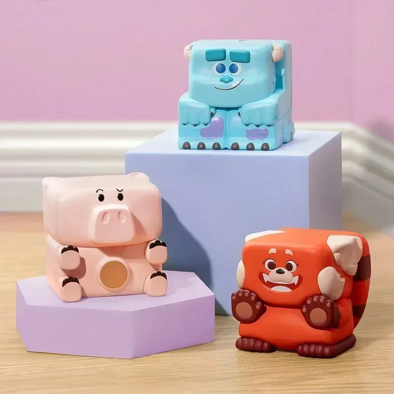 

POP MART Disney/Pixar POP CUBE-3 серия слепая коробка Guess Bag украшение для рабочего стола слепая сумка игрушки аниме фигурка милая модель