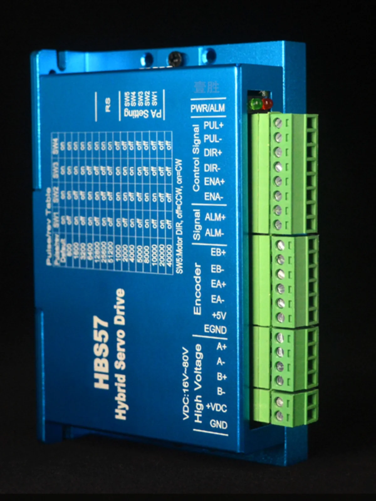 HBS57 Closed-loop Stepper Motor Driver 60 Hybrid Servo AC/DC 24V Serial Port 232 Software Controller