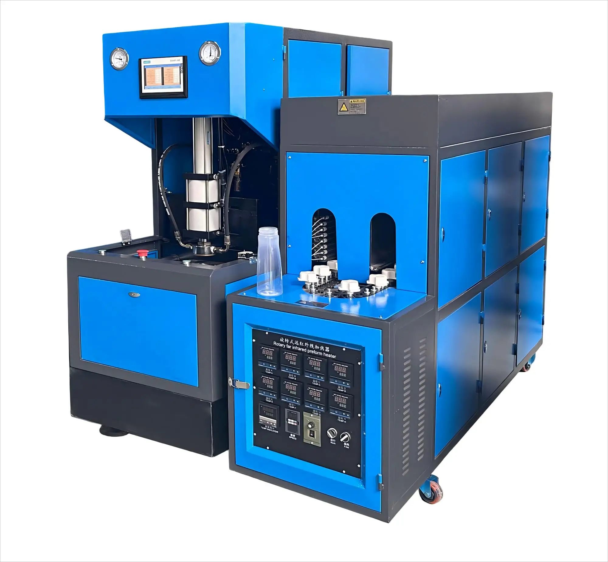 China Supply PET  Bottle Blowing Machine  semiautomatic  Bottle Making Machine  with Good Price