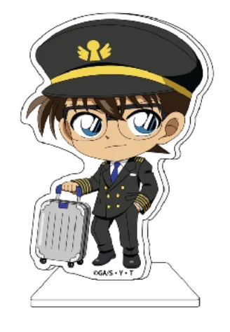 Anime Mini Figure Standing Doll Acrylic Stands Model Cosplay Aviation Apparel Toy for Gift