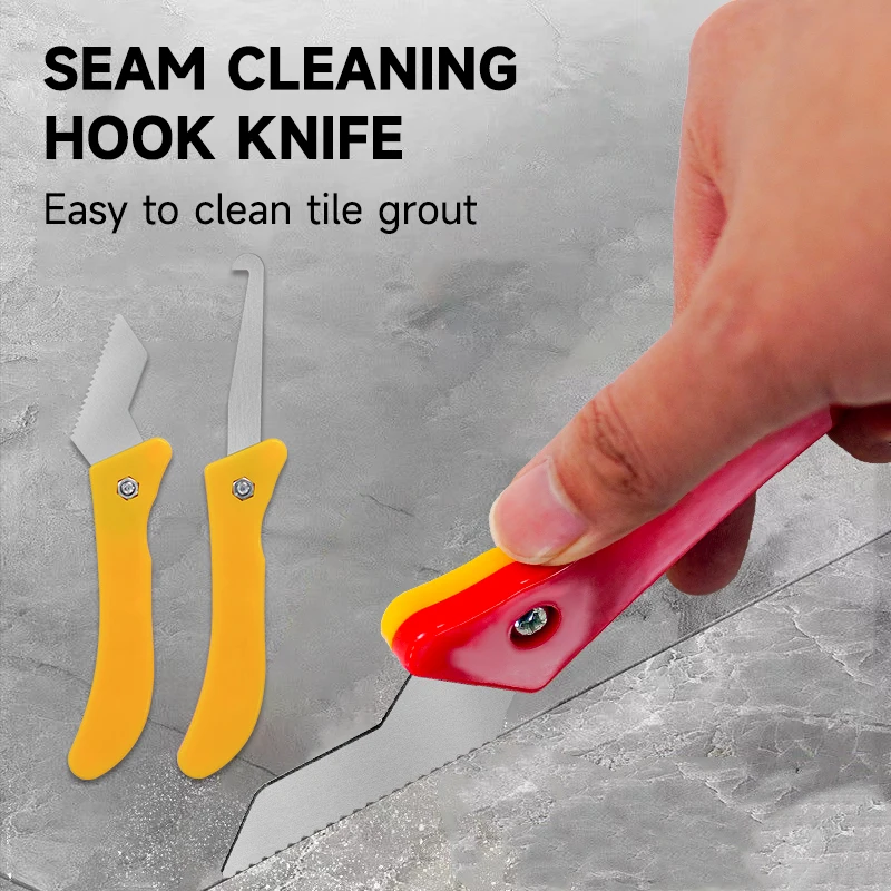 Tile joint cleaning knife blade, wall and floor tile joint filler, remover, paint scraper tool