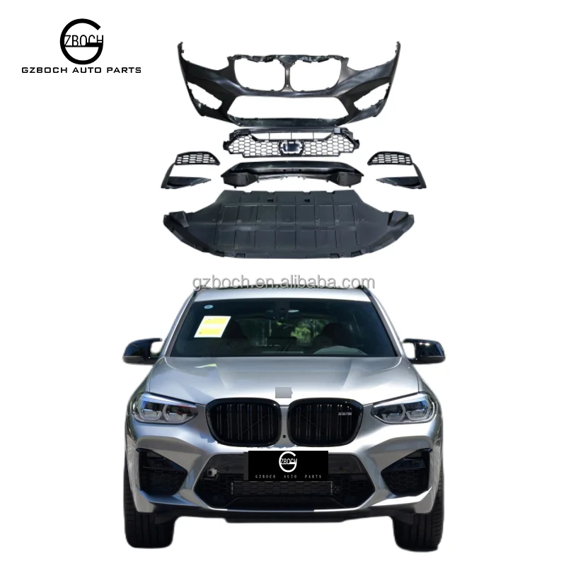 

Genuine car bumpers For BMWs G01 G08 F97 X3 upgrade X3M Bodykit Front car bumper Auto Grill