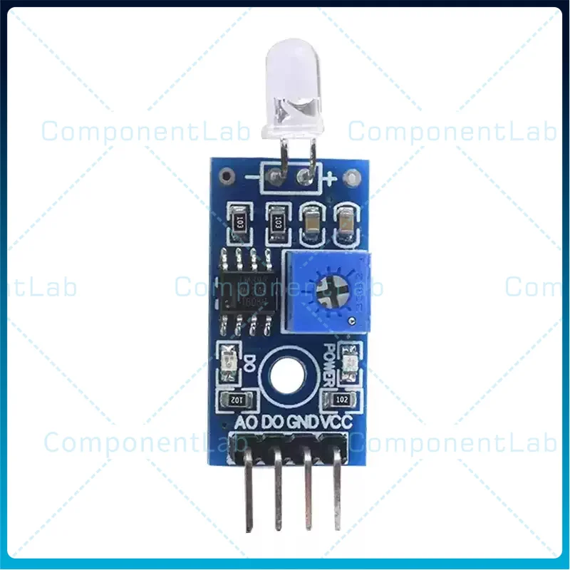 10-50PCS 4-Pin Photodiode Module Brightness Photoelectric Light Detection Sensor Light-Controlled Switch 3.3V-5V