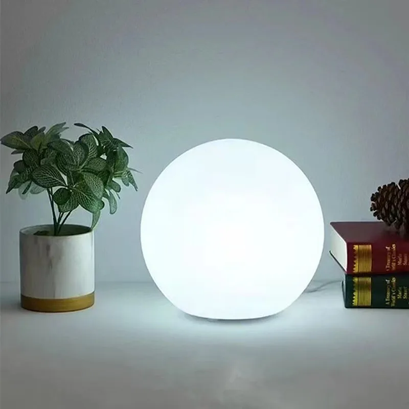 Imagem -04 - Led Ball Table Lamp For Childrens Room Simple Night Light Night Light Iluminação Decoração de Cabeceira Casa Quarto