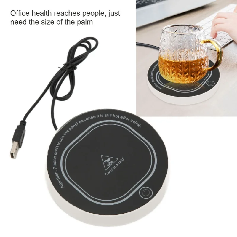 USB Intelligent Cup Warmer Pad Constant Temperature Heating Mat For Coffee Milk Tea Utility