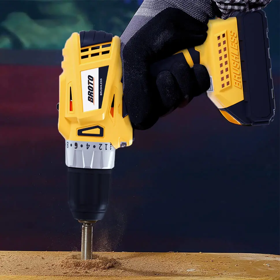 Power Tools Kit Electric Wireless Drill Lithium Hand Tools Screw Professional Brushless Impact Cordless Drill Car