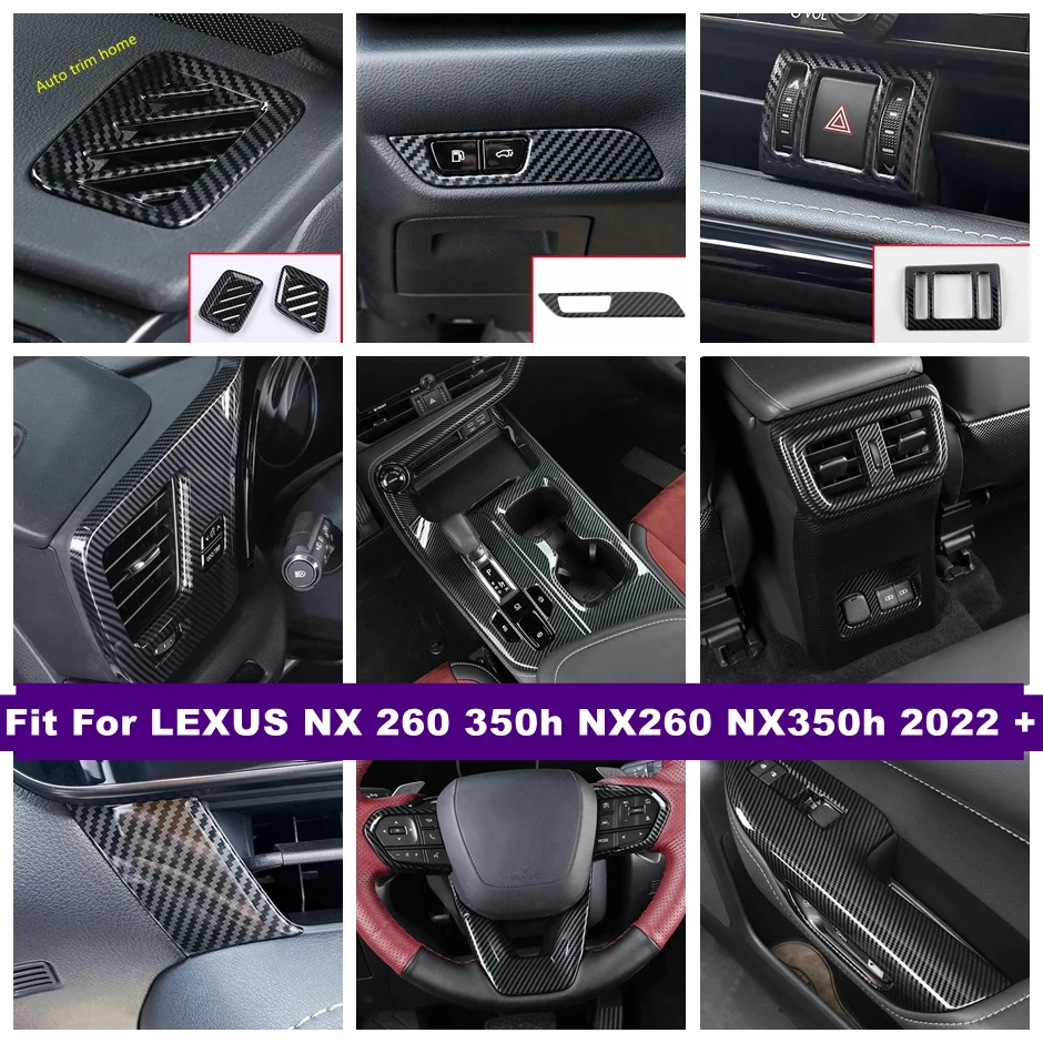 Window Lift Button / Air Conditioner Vent / Gear Box Control Panel Cover Trim For LEXUS NX 260 350h NX260 NX350h 2022 2023 2024