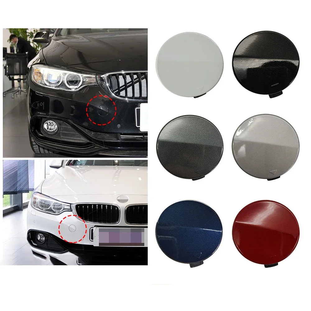 

Front Bumper Tow Hook Cover Cap Towing Eye For BMW 4 Series F32 F33 F36 Sedan Accessories 51117363392 2014-2020