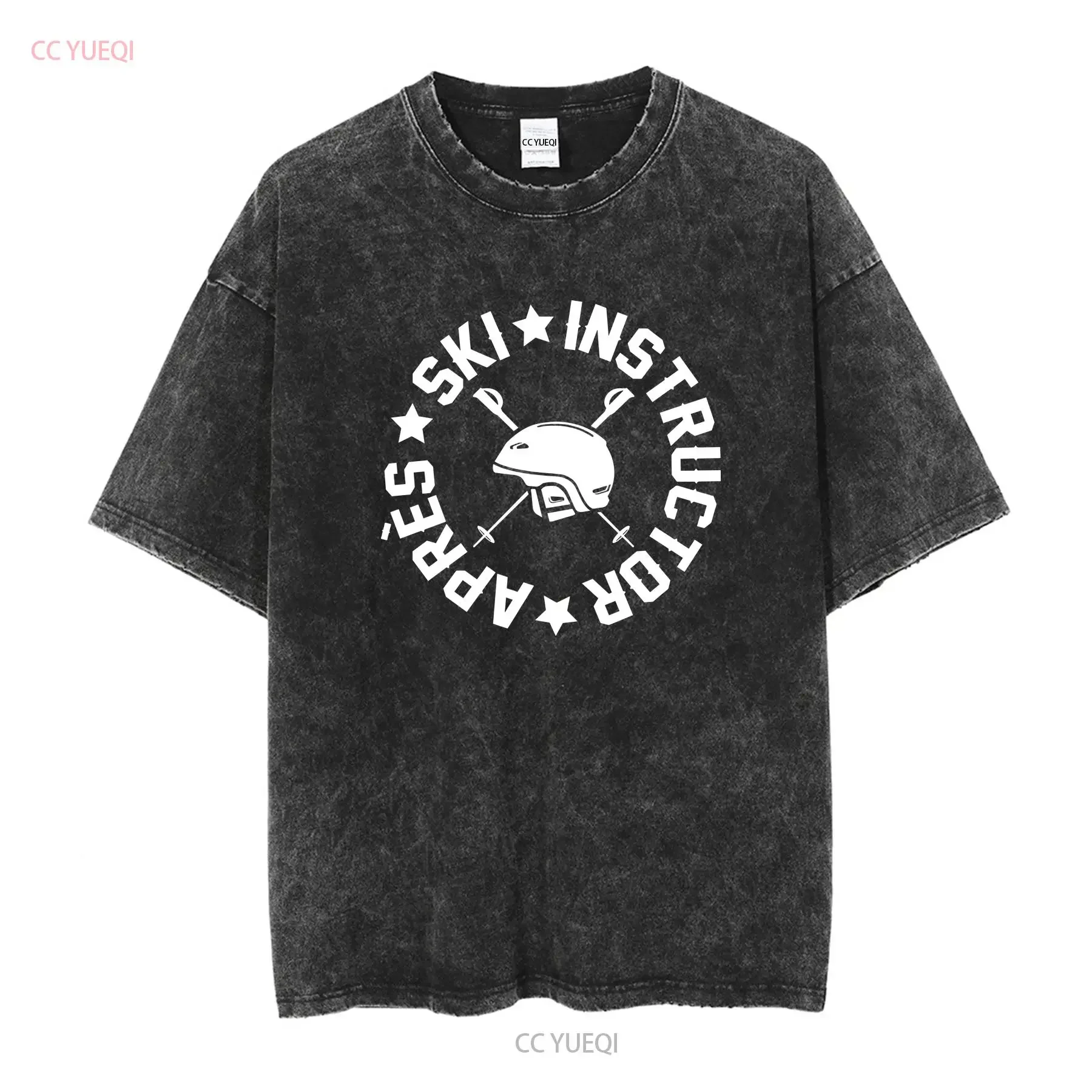 Après Ski Instructor Fun T Shirt Party Skiing Mens S 5XL vintage Washed Casual Versatile Soft Top For Everyday Wear Stylish