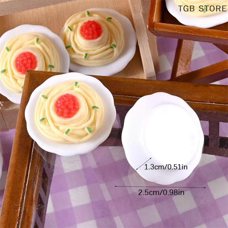 10個/袋入り シミュレーション麺 ドールハウス おもちゃ アクセサリー ミニチュアフード プレイシーン モデル マイクロランドスケープ オーナメント ホームデコレーション