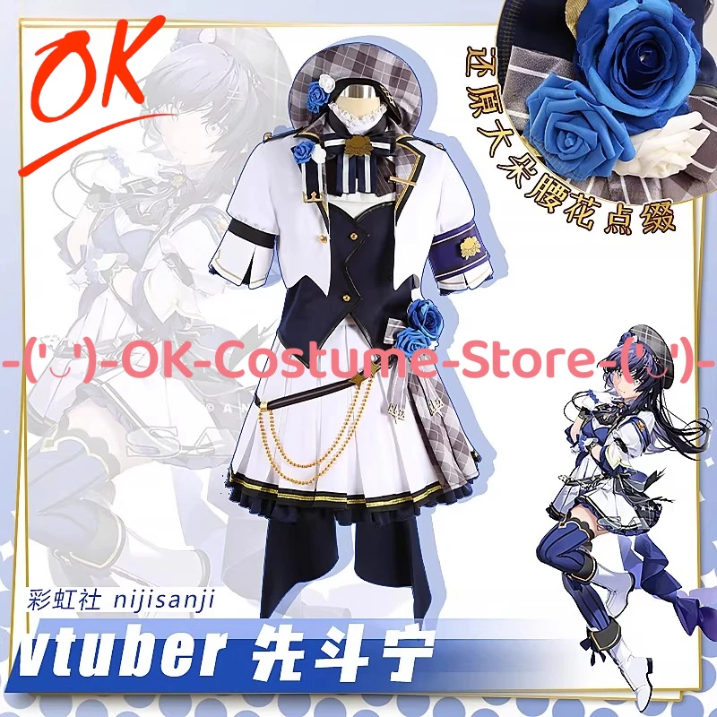 [Tamaño personalizado] NIJISANJI Virtual YouTuber Ponto Nei disfraz de Cosplay traje de personaje de Anime uniforme de fiesta de Carnaval de Halloween