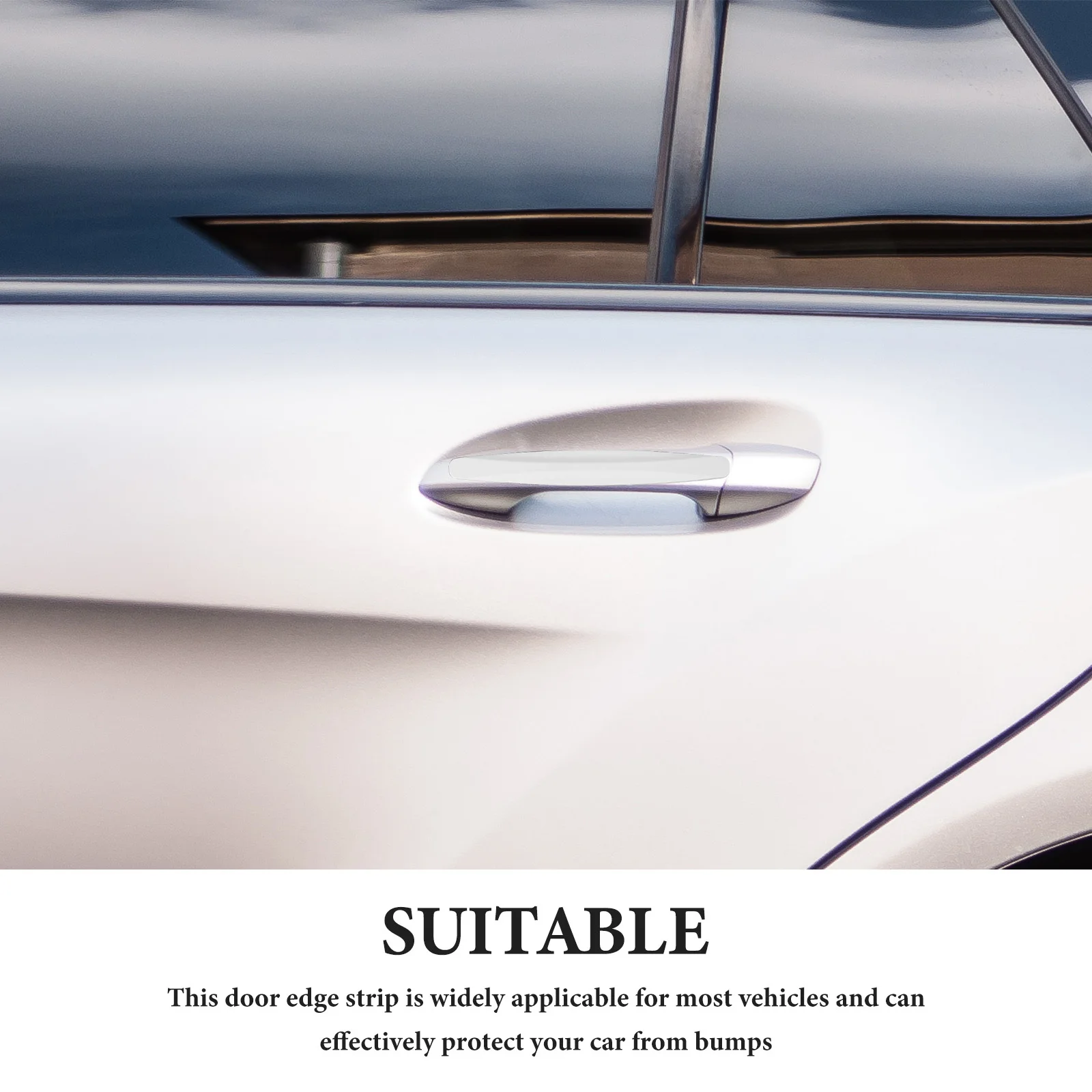 

4pcs Car Door Edge Protector Strip Anti-Collision Side Door Guard For Cars Trucks Suvs Durable Shockproof Automotive Accessories