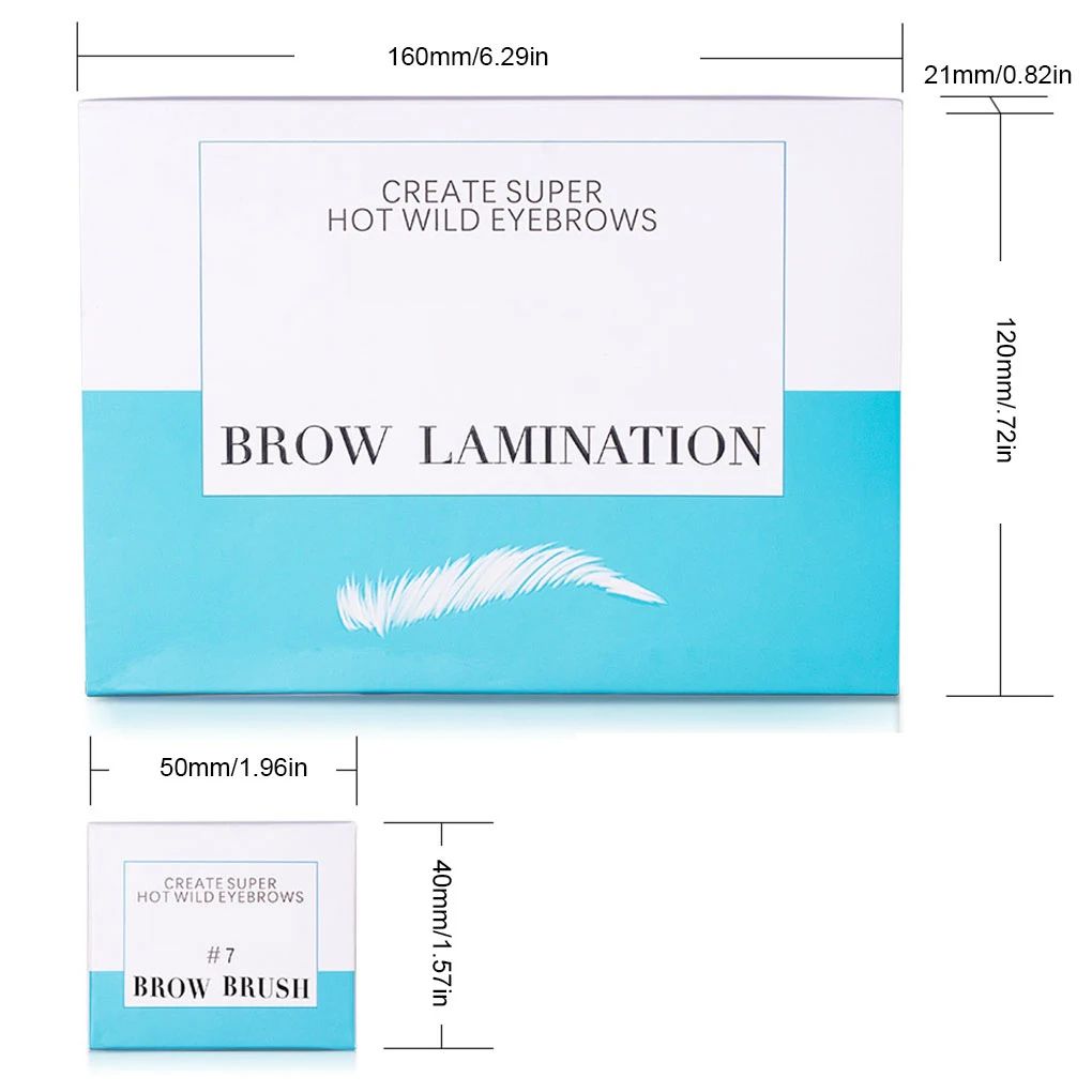 Langdurige make-up Schoonheid Semi-permanente wenkbrauwliftset Laminering Wenkbrauwkrullen Cosmetisch accessoire Reizen