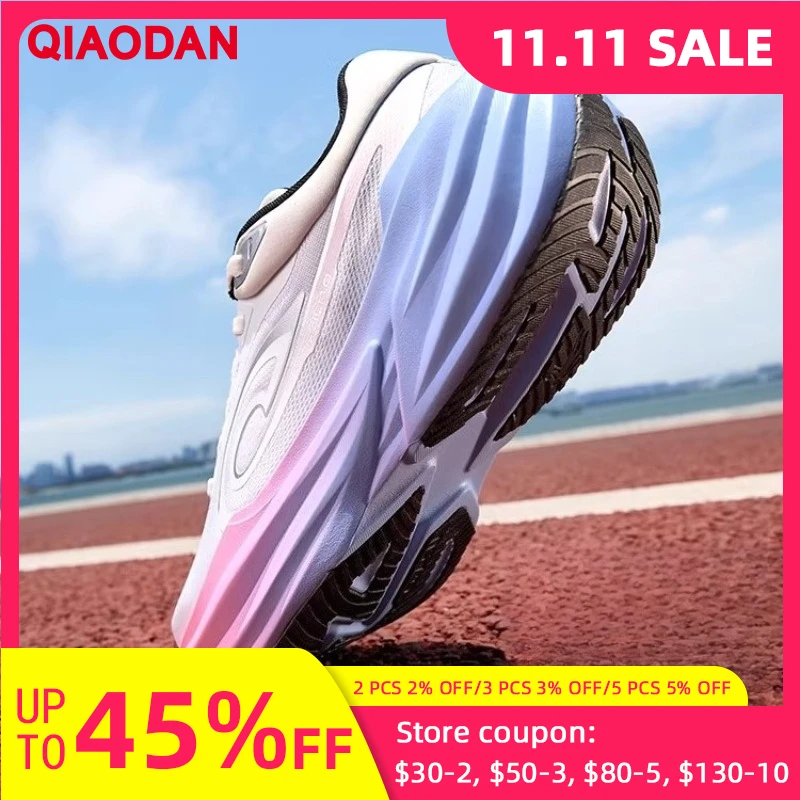 

QIAODAN TG1.0 Women's 2025 Marathon Platform Racing Shock Running Shoes Long-distance Soft Rebound Sneakers QDB022253285