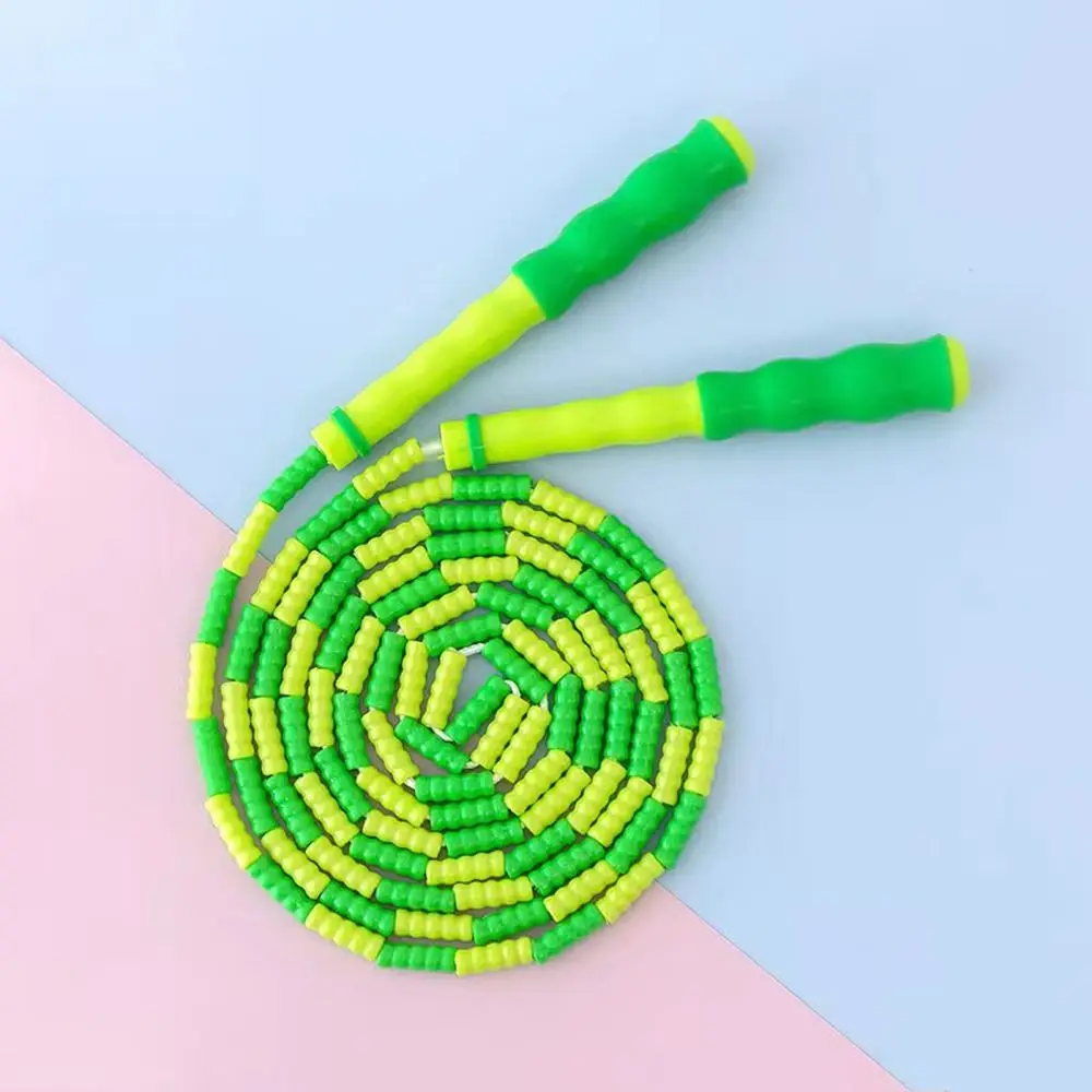 

Adjustable Length Segmented Fitness Jump Rope Signable Soft Bead Soft Bead Skipping Rope Professional No Knots Jumping Rope