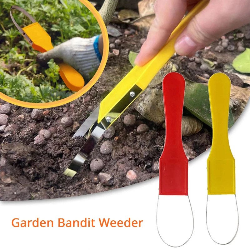 Garden Bandit Hand Loop Weeder Manual Weeding Tool Transplant Weeder Gardening & Yard Work Weed Cutter Tools Gardening Supplies