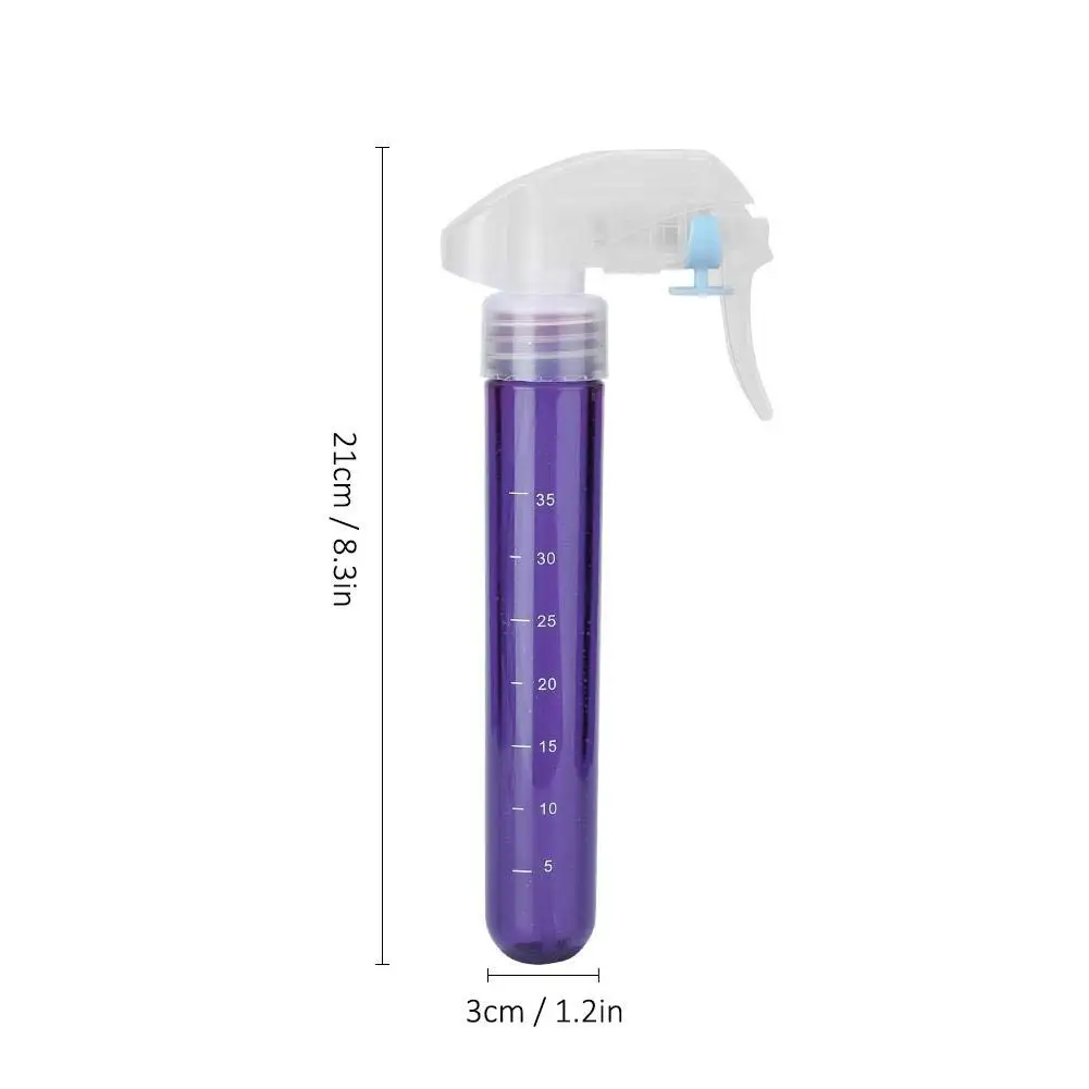 Transparente, farbenfrohe Hochdruck-Sprühflasche, tragbares Mini-Daumen-Design für Schönheitssalon-Werkzeuge – Detail 4