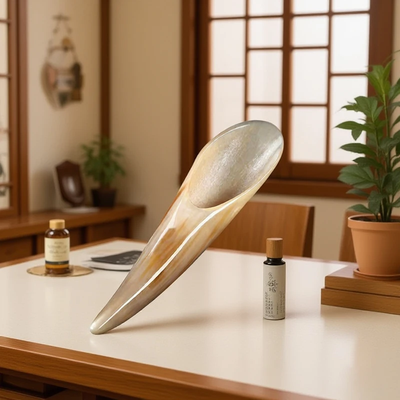1PC Natural Buffalo Horn No Stress Guasha Massage Tool Acupuncture SPA Therapy Gua Sha Massager Scraping Board