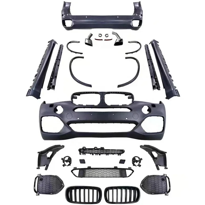 

Upgrade to M-tech Style Bodykit Body Kit Sets the Front and Rear Bumper Sets Side Skirts for X5 F15 Car Parts 2014-2018