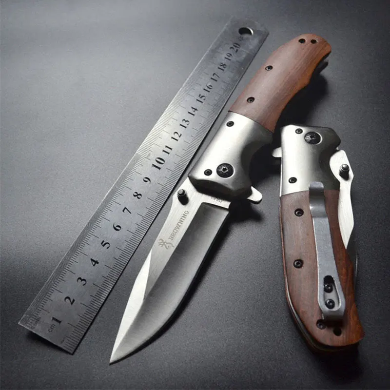 Outdoor Self-defense Portable Multi-function Folding Cutting Tools Tactical Short Knife Swiss Fruit Knife