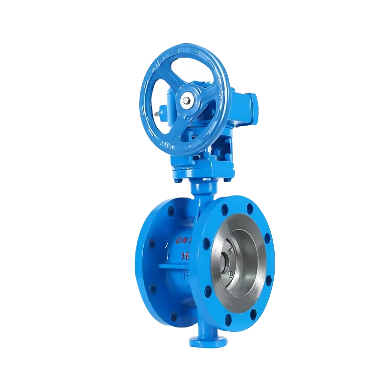

High Quality Manual Custom Cast Steel Hard-sealed Turbine Flange Butterfly Valve DN150-DN400 Water Oil Gas High