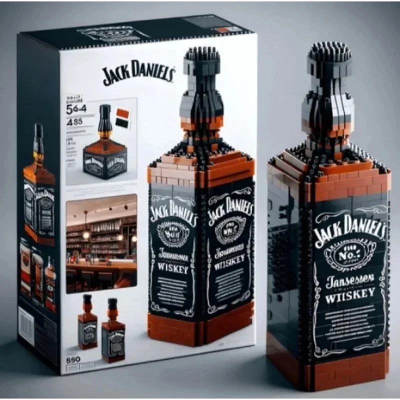 بنة زجاجة ويسكي أطقم منمذجة لتقوم بها بنفسك مصغرة شريط المنزل محور ل Connoisseurs هدية الكريسماس لمحبي الويسكي #2