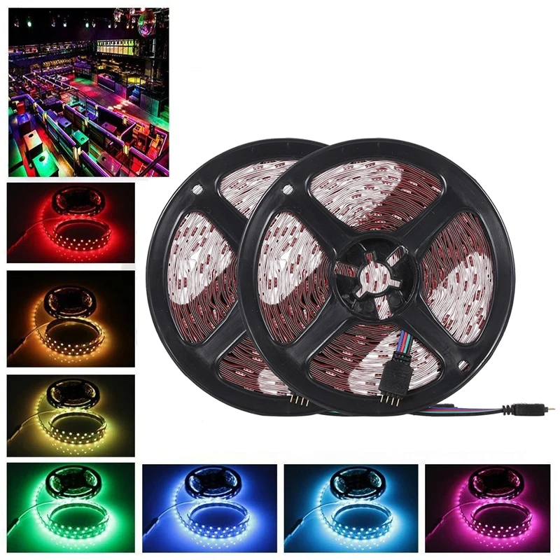 

RGB Strip LED Light IP67 Waterproof LED Lamp Tape 5m LED Strip TV Backlight 12V Flexible Ribbon Lamp Outdoor Decoration SMD5050