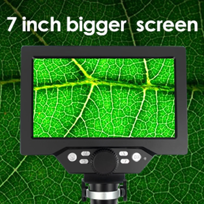 1200X/1000X Microscope Digital Portable Video Microscope 12MP With LCD For Soldering Electronic PCB Inspection Continuous Zoom