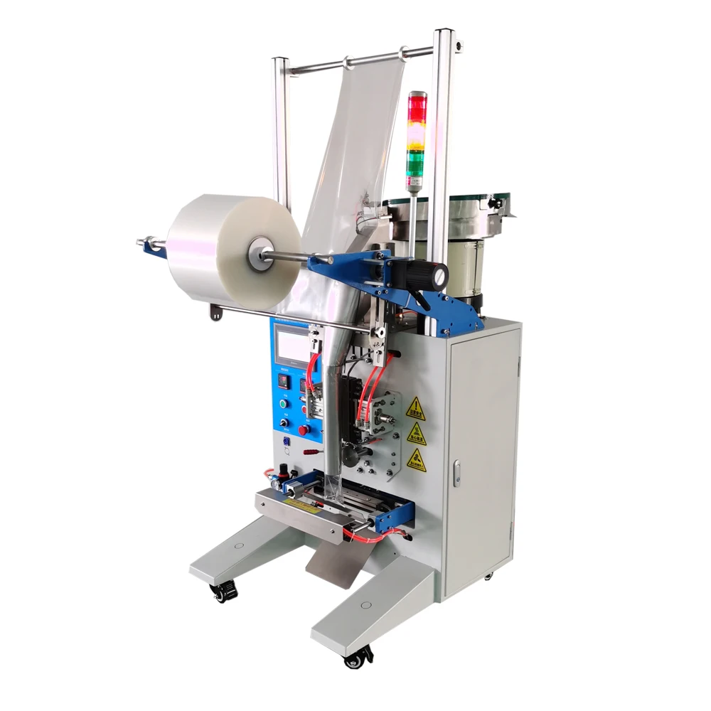 Automatic multiple mixing screws and nuts, counting bagging and packaging machine